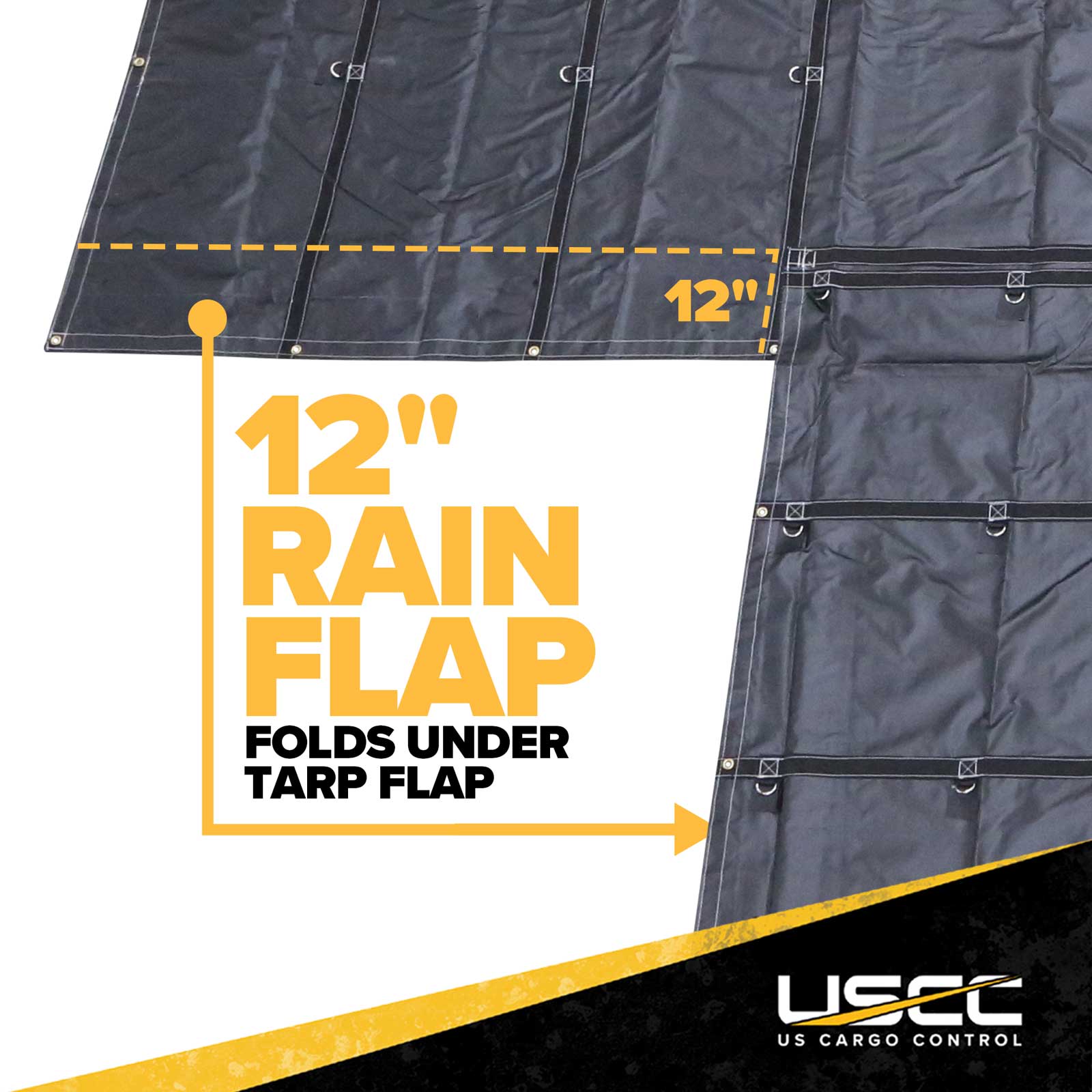 tarp 6 eckig Us Cargo Control 20 ft x 20 ft Tarp, Black, LLT20206-BLK