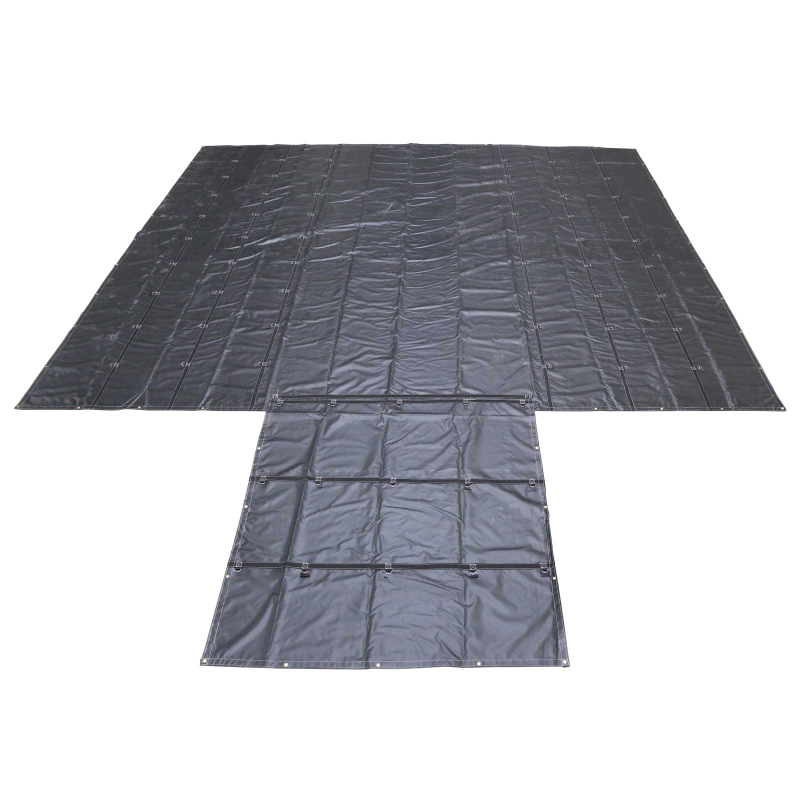 US CARGO CONTROL LLT24208-BLK Tarp, Black, PVC Coated Polyester