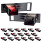 Cargo Wood Beam Brackets for Load Bars | 18 Pairs