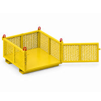 M&W 52" Material Basket With Swing Door - 2,500 lbs. Cap.