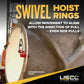 swivel hoist rings align with direction of pull