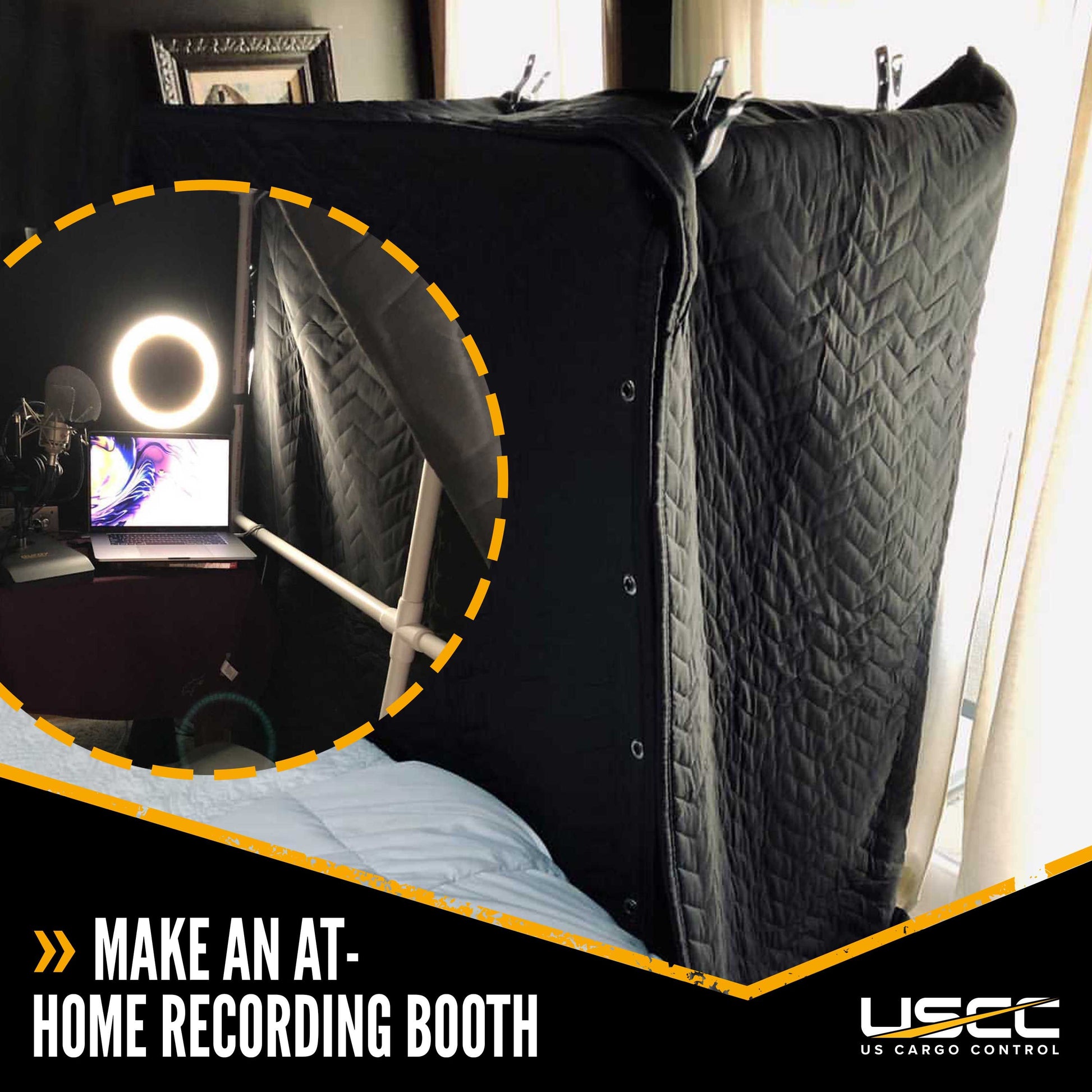 Sound blanket hanging solution - Do It Yourself - JWSOUNDGROUP
