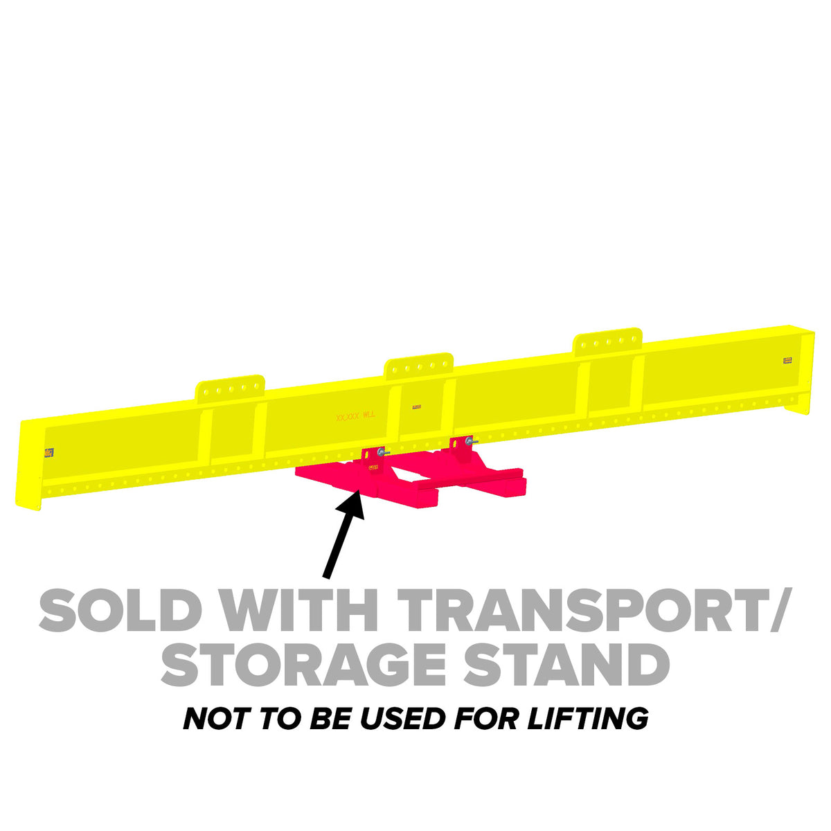 M&W 360" Heavy-Duty Universal Lifting Beam & Spreader Beam - 80,000 lbs. WLL