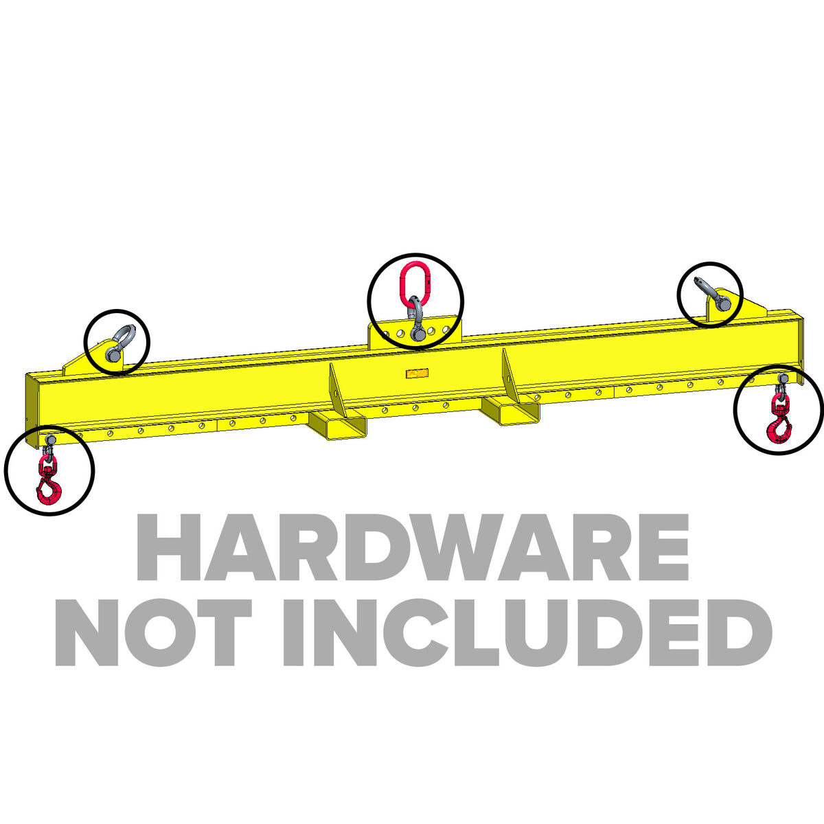 M&W 12' Universal Lifting Beam & Spreader Beam - 10,000 lbs. WLL