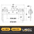 Non-Conductive Lifting Beam -  4,000 Lb. Capacity - 2.5' Max Spread