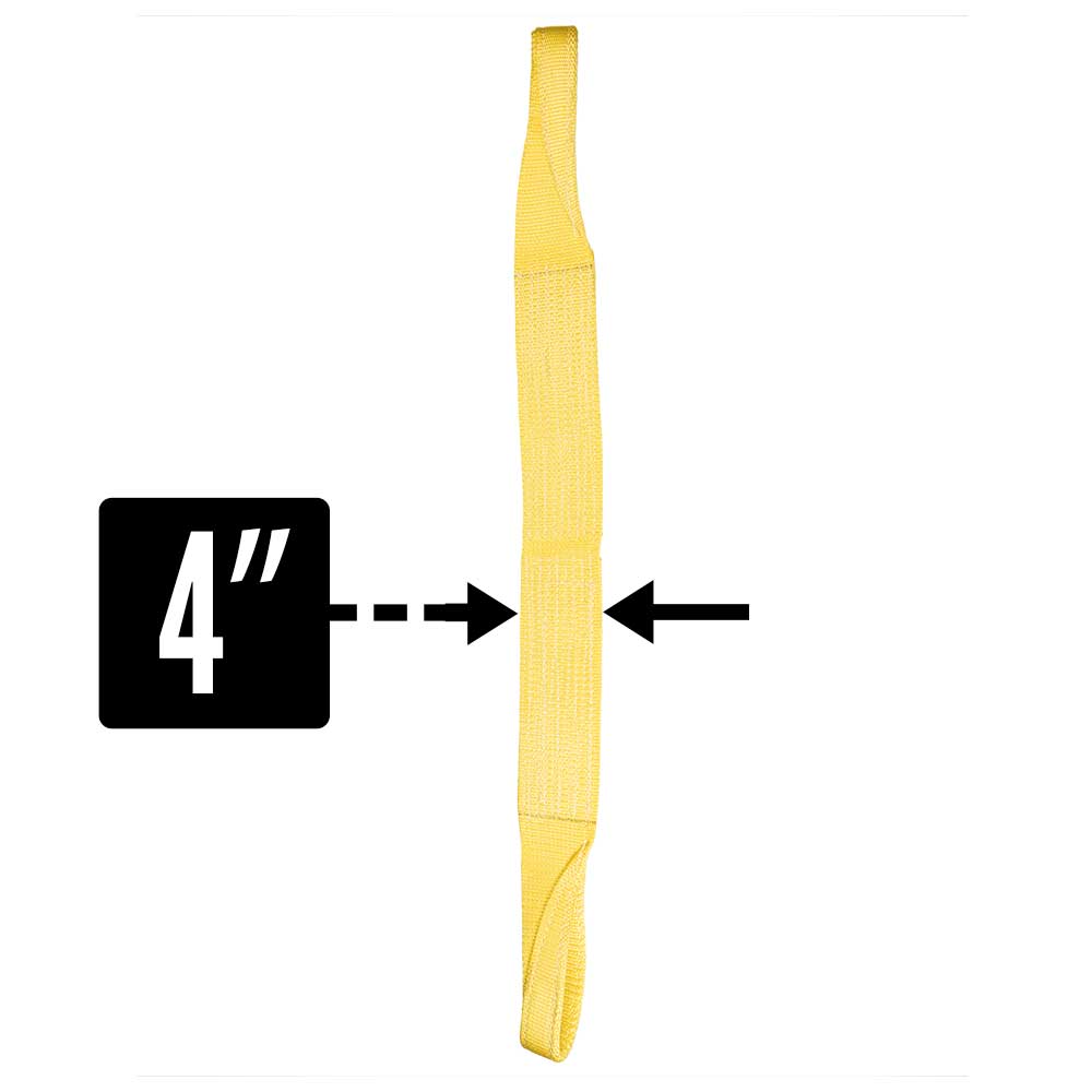 Nylon Lifting Sling - Straight Eye & Eye - 4
