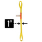twisted eye nylon sling thumbnail, 1"