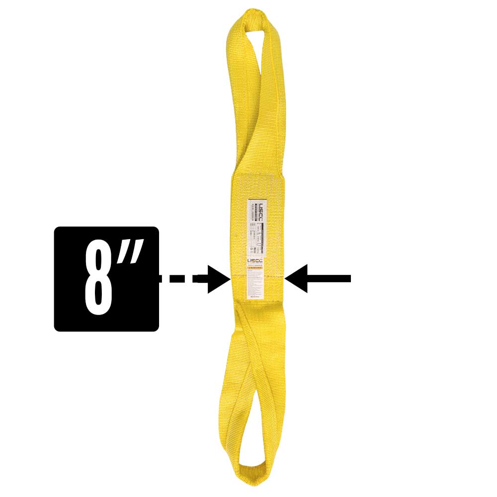 twisted eye nylon sling thumbnail, 8"