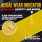 nylon slings with wear indication for safety