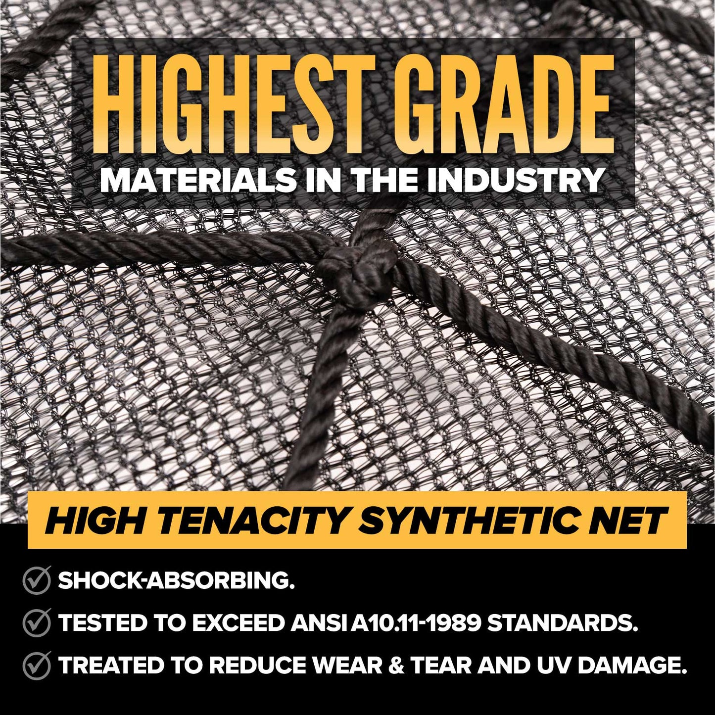 ANSI compliant, highest quality materials