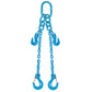 3/8" x 5' - Pewag  Adjustable 2 Leg Chain Sling w/ Sling Hooks - Grade 120