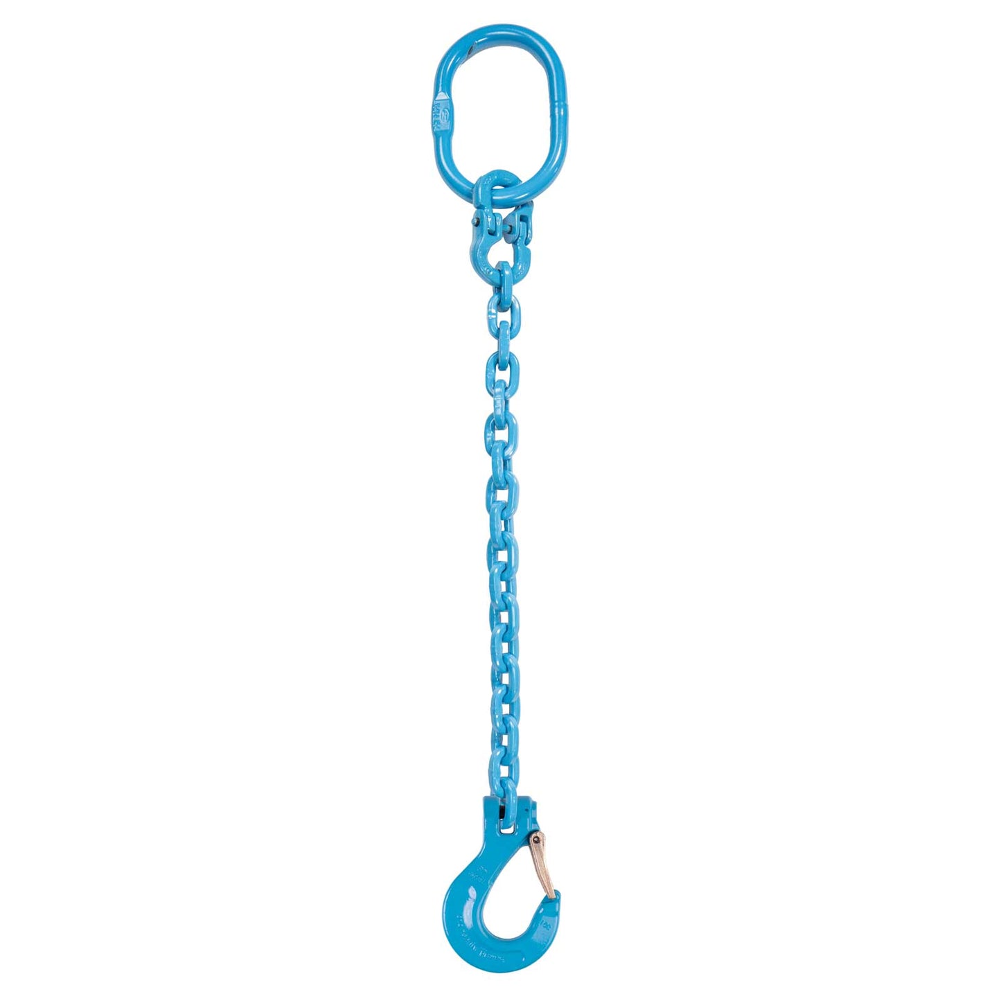 38 inch x 6 foot Pewag Single Leg Chain Sling w Sling Hook Grade 120 image 1 of 2