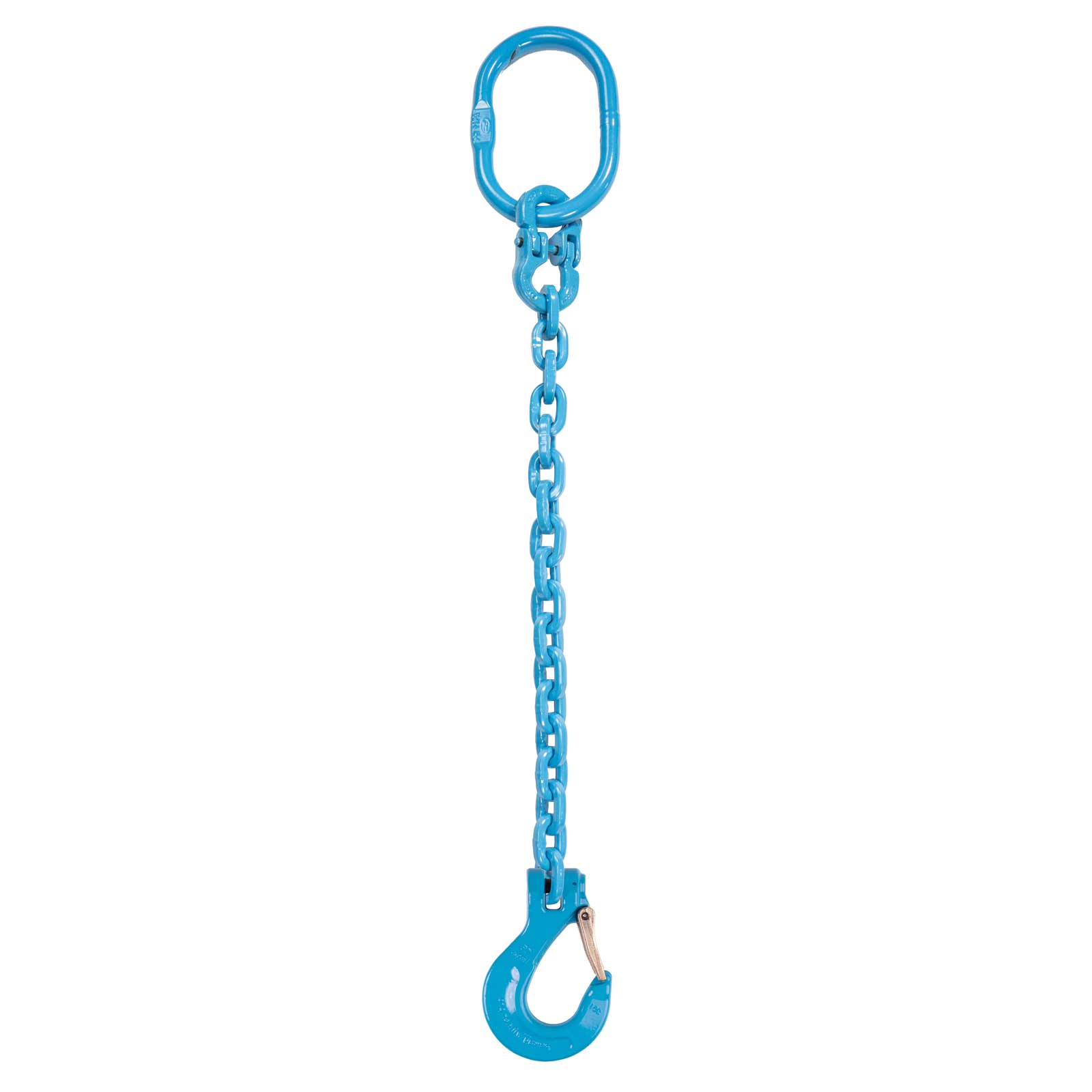 38 inch x 10 foot Pewag Single Leg Chain Sling w Sling Hook Grade 120 image 1 of 2