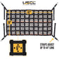 82" x 50" Long Bed Pickup Truck Cargo Net with Mesh Lining | Cam Buckles & S-Hooks