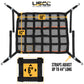 42" x 50" Short Bed Pickup Truck Cargo Net with Mesh Lining | Cam Buckles & S-Hooks