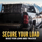 82" x 50" Long Bed Pickup Truck Cargo Net with Cam Buckles & S-Hooks