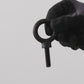Actek 1-1/4" x 2" Galvanized Shoulder Eye Bolt - Black Oxide - 5,000 lbs. WLL