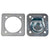 Bolt-On Recessed D-Ring Kit with Backing Plate - 5,000 lbs. BS