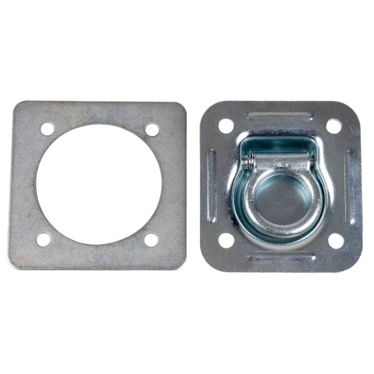 Bolt-On Recessed D-Ring Kit with Backing Plate - 5,000 lbs. BS