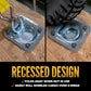 Bolt-On Recessed D-Ring Kit with Backing Plate - 5,000 lbs. BS