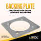 Bolt-On Recessed D-Ring Kit with Backing Plate - 5,000 lbs. BS