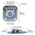 Bolt-On Recessed D-Ring Kit with Backing Plate - 5,000 lbs. BS