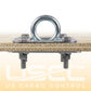 Bolt-On Recessed D-Ring Kit with Backing Plate - 5,000 lbs. BS