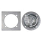 Bolt-On Recessed Swivel D-Ring Kit with Backing Plate - 6,000 lbs. BS