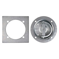 Bolt-On Recessed Swivel D-Ring Kit with Backing Plate - 6,000 lbs. BS