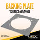 Bolt-On Recessed Swivel D-Ring Kit with Backing Plate - 6,000 lbs. BS