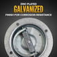 Bolt-On Recessed Swivel D-Ring Kit with Backing Plate - 6,000 lbs. BS