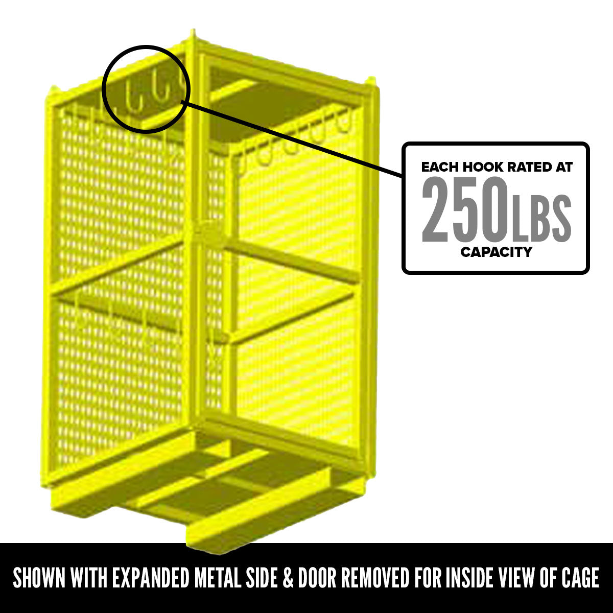 M&W 79" x 42" x 42" Rigging Cage - 2,000 lbs. WLL