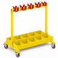 M&W Rigging Rack with Master Link Holsters and Casters - 800 lbs. Cap.