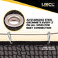 grommets every 2 feet