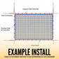 how to install debris netting