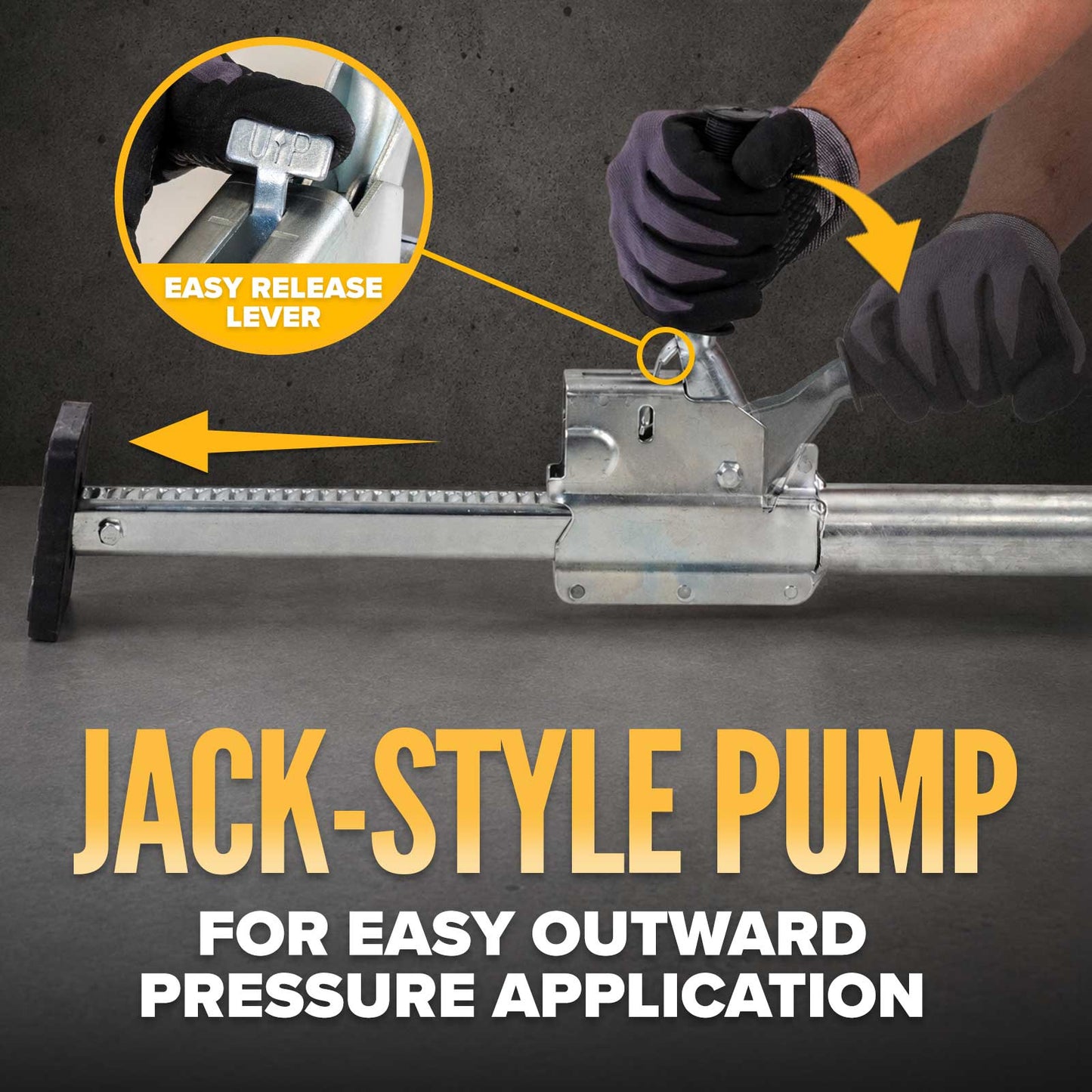 86" - 115" Round Tube Jack Bar - Steel