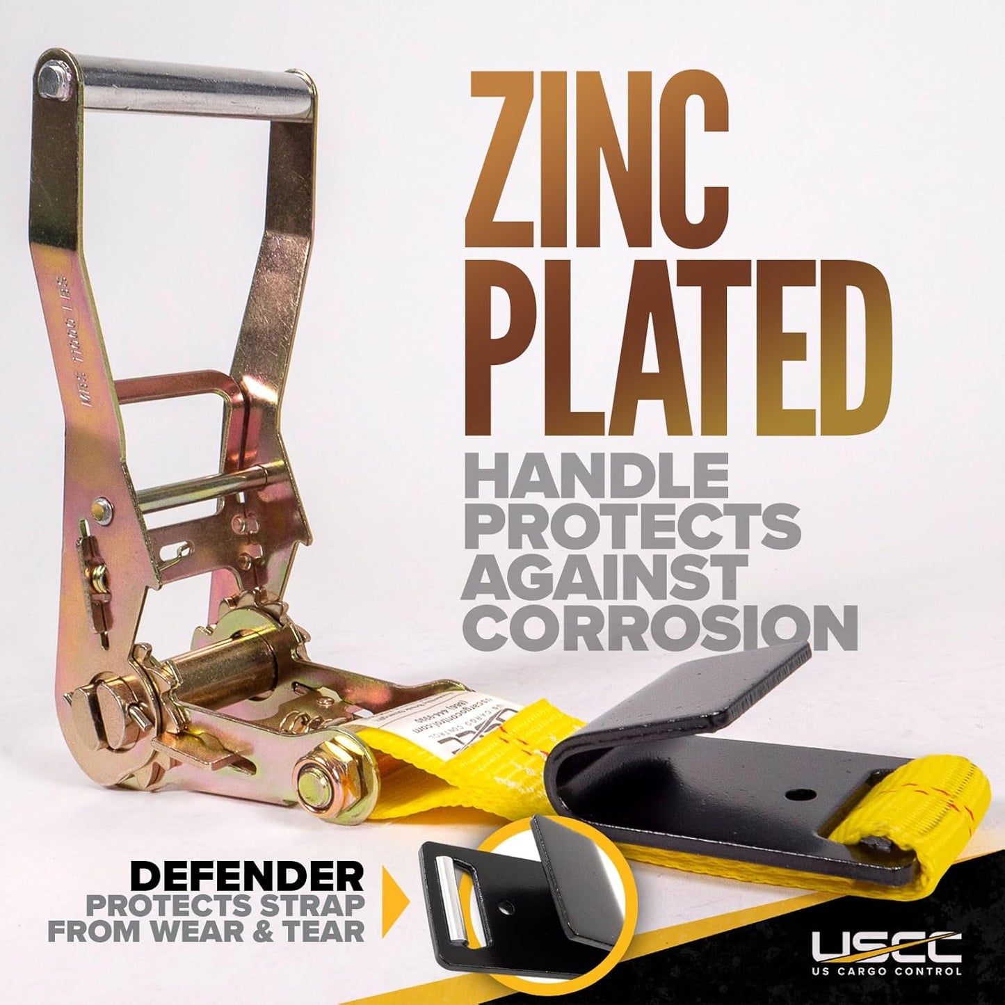 Side Mount Wheel Net with Ratchet and Flat Hook - 4 pack