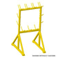 M&W 72" x 38" Single Frame Rigging Rack with Casters - 500 lbs. Cap.