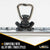 Single Stud L-Track Fitting w/ D Ring - Black - 4 Pack