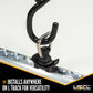 Single Stud L-Track Fitting w/ D Ring - Black - 4 Pack Image 5 of 8