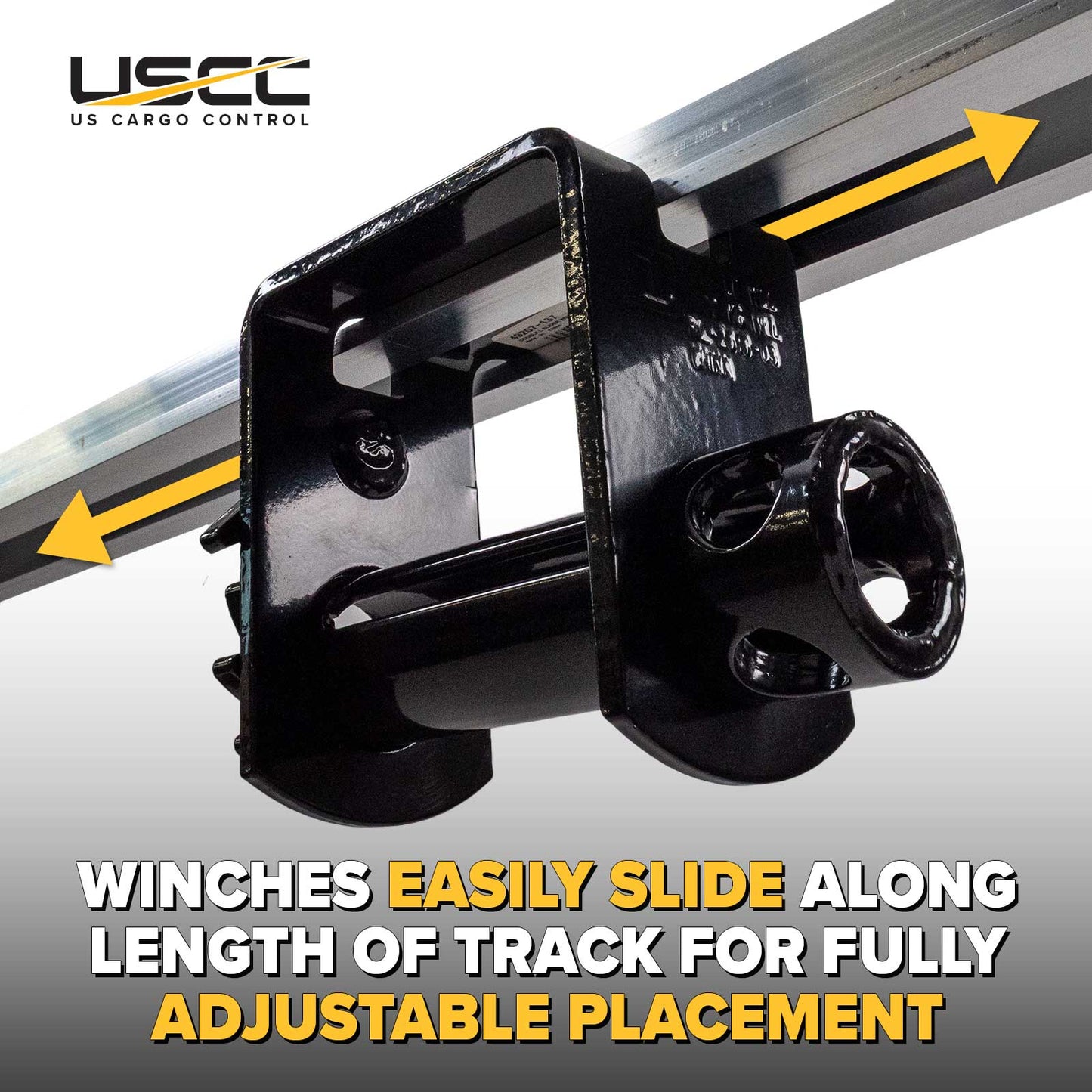 6' Double L Winch Track - Aluminum