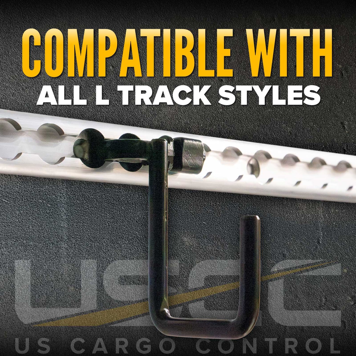 Small Square L-Track Hook