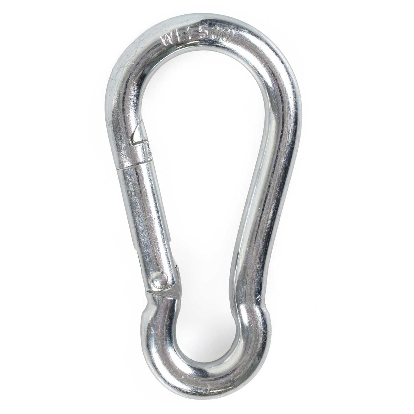 3-1/8" Length Snap Hook Carabiner - Zinc-Plated