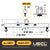 M&W 16412 standard adjustable lifting beam w/ swivel hooks specs
