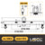 M&W 16419 standard adjustable lifting beam w/ swivel hooks specs