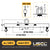 M&W 16421 standard adjustable lifting beam w/ swivel hooks specs