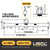 M&W 12512 standard adjustable lifting beam w/ shackles specs