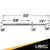Standard Combination Winch Bar | Chrome Finish