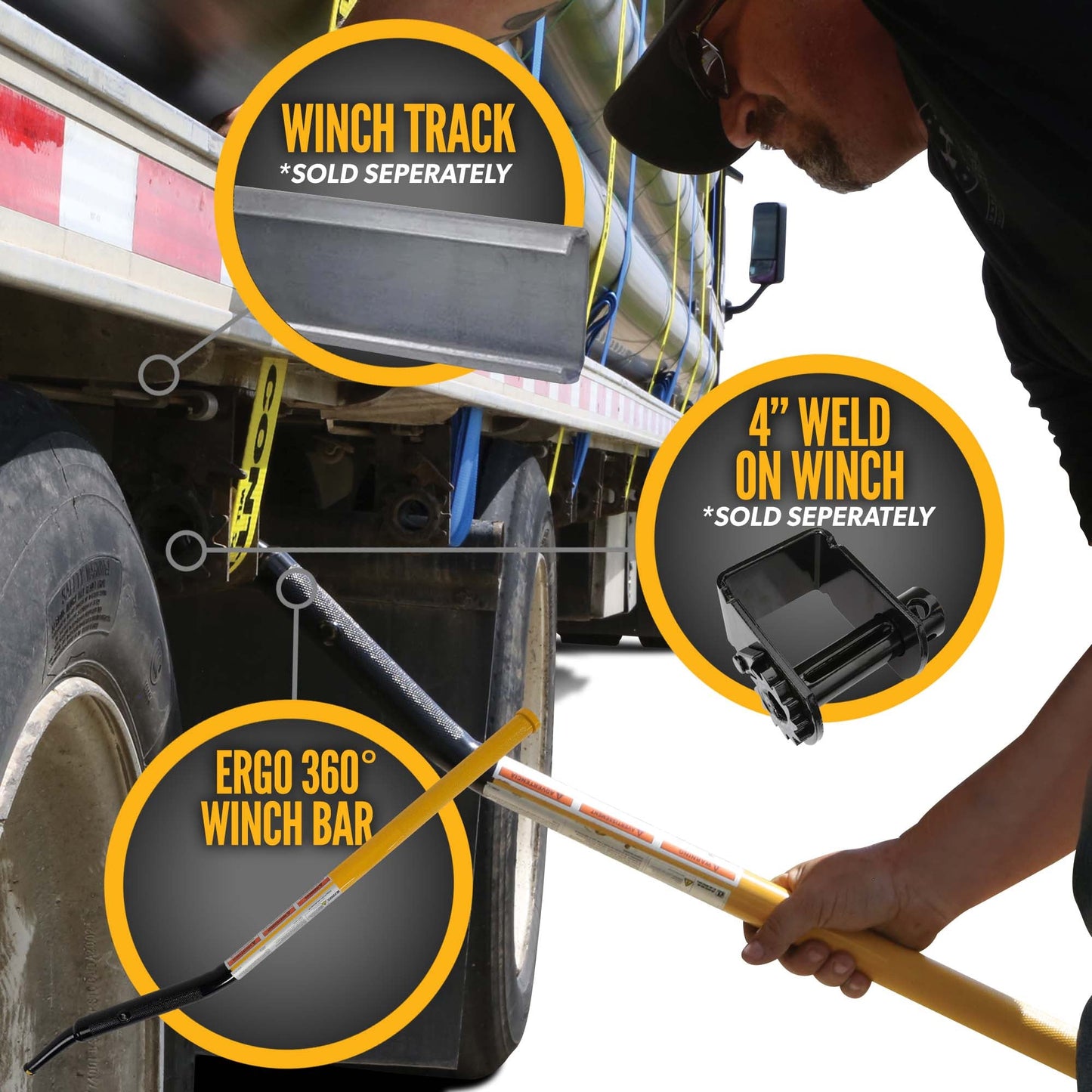 Standard Ergo 360 Winch Bar | 2-Pack Image 6 of 7