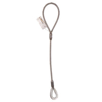10' 1" standard eye and thimble single leg wire rope sling
